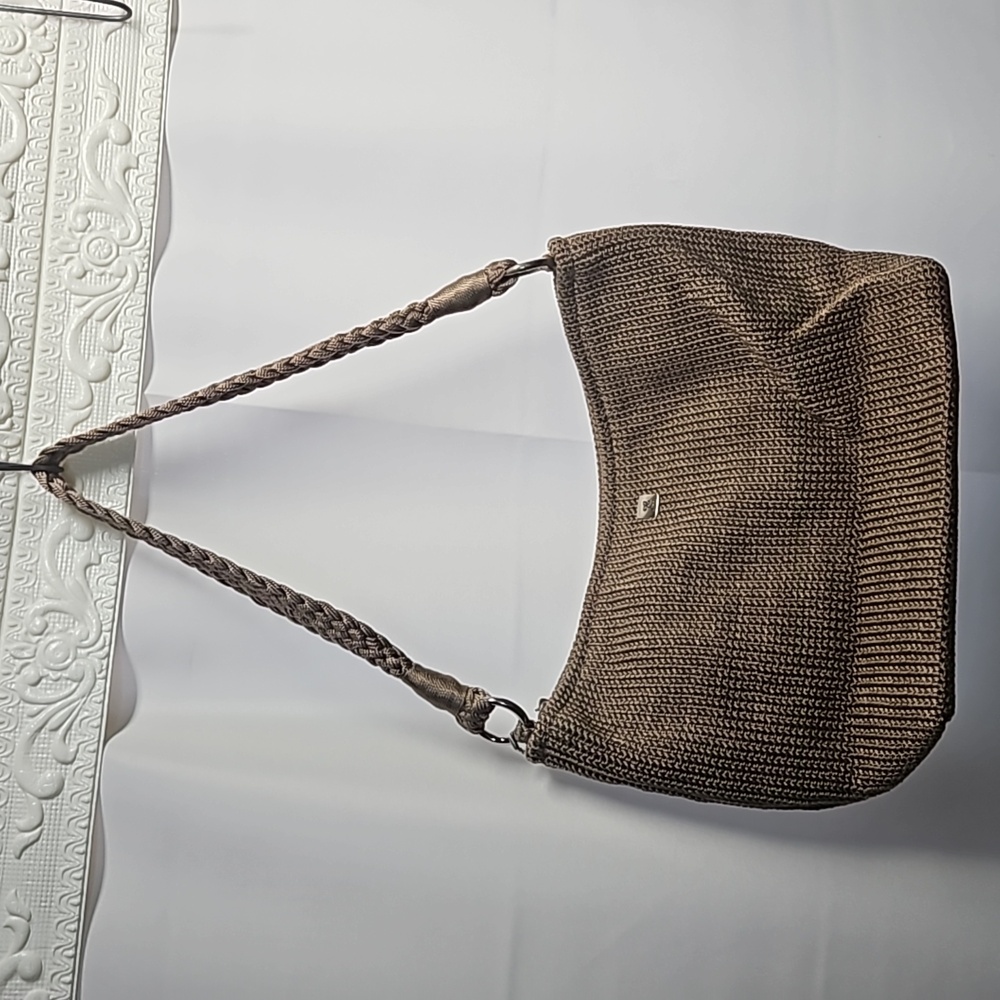 Lina Khaki Crochet Handbag NWOT